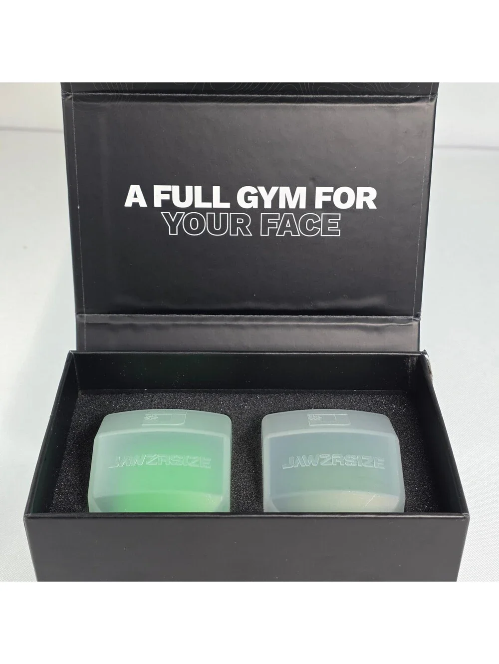 Jawzrsize Guys Pack Jaw Facial Exerciser Set Green Resistance Training 2-Pack